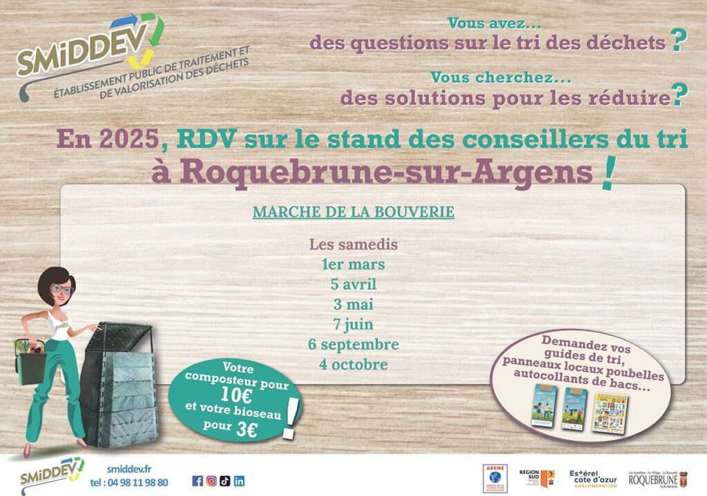 Dates Marchés à Roquebrune-sur-Argens