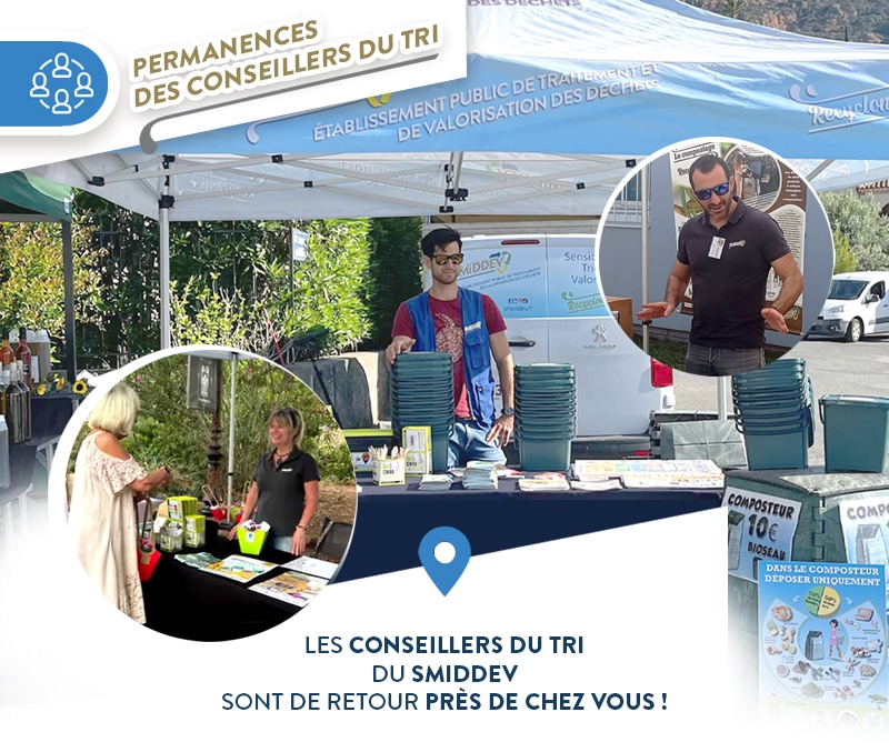 Permanences des conseillers du tri